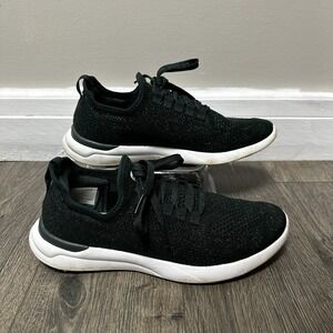 Fabletics The Everyday Sneaker‎ Green Sparkle Womens Size 10